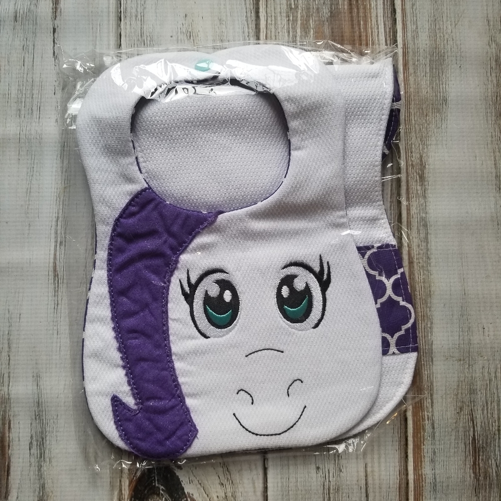 My Little Pony Bib and Burp Cloth NEW